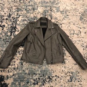 Blank NYC Girls Medium Faux Leather Jacket EUC